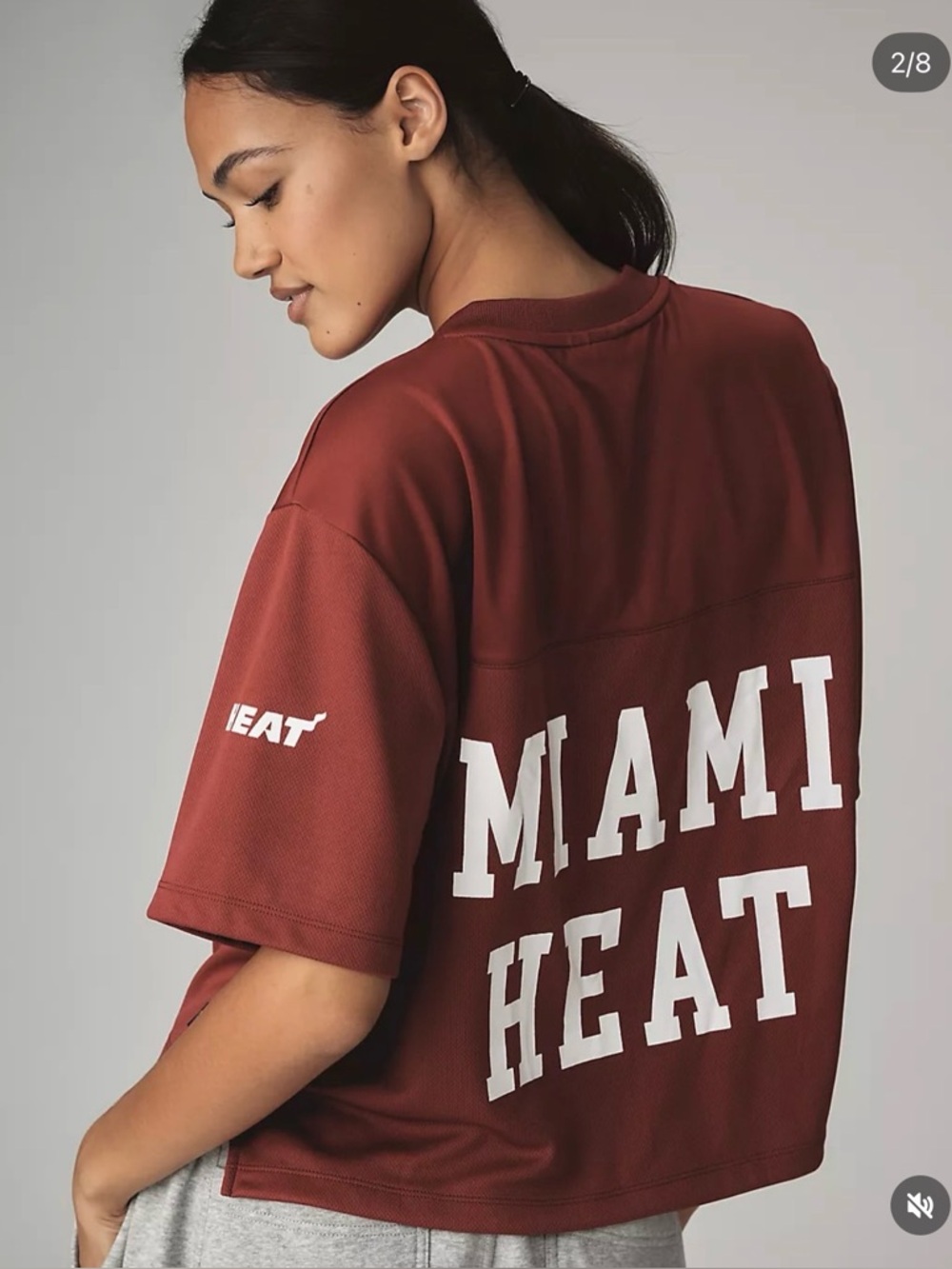 Miami Heat Short Sleeve Tee - Deep Red